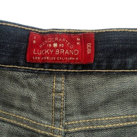 Lucky Brand Sienna Cigarette Distressed Denim Jeans Sz 10/30 - Picture 8 of 9